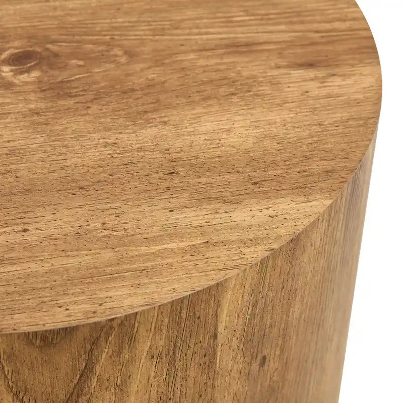 15,7 Table basse ronde moderne avec motif tendance et base stable pour le salon