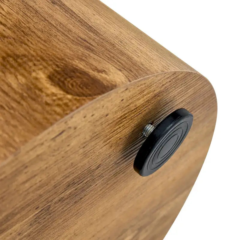 15,7 Table basse ronde moderne avec motif tendance et base stable pour le salon
