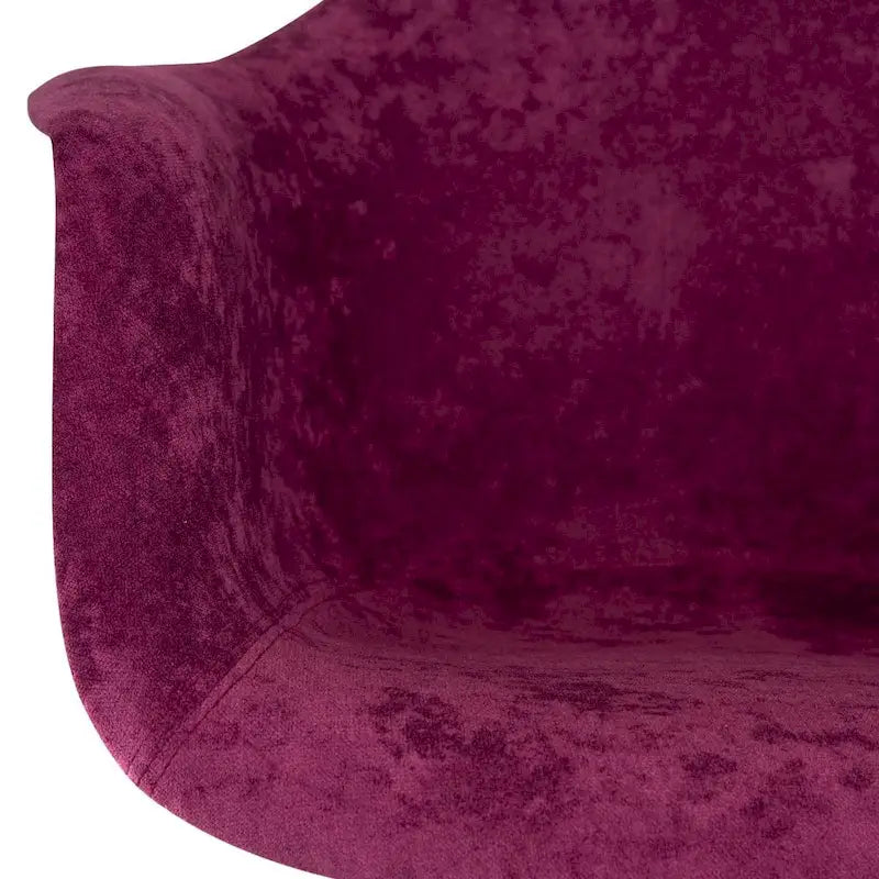 Fauteuil à bascule contemporain en velours Wilson – Fauteuil à bascule d'appoint pour la maison, le salon, la chambre, le patio