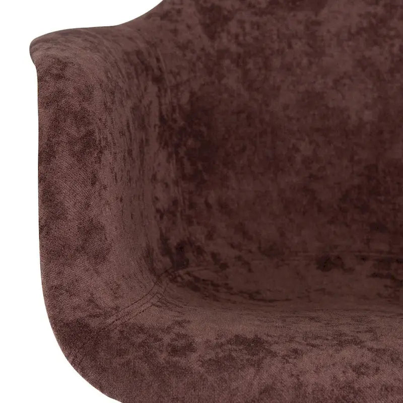 Fauteuil à bascule contemporain en velours Wilson – Fauteuil à bascule d'appoint pour la maison, le salon, la chambre, le patio