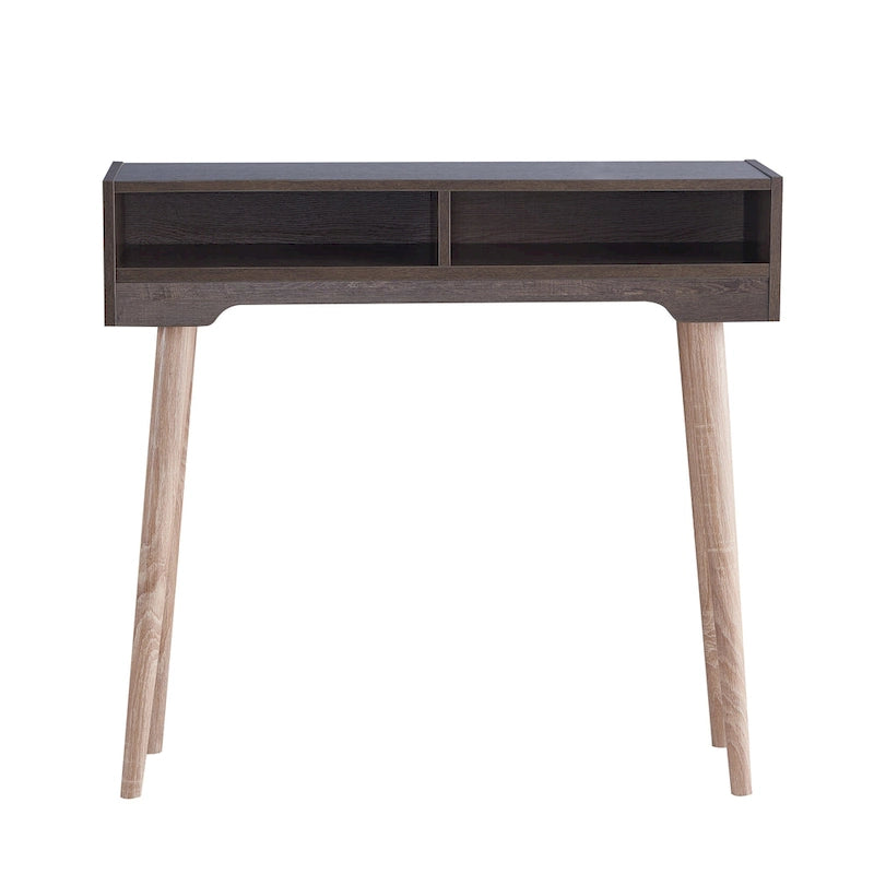 Console 2 étagères Sury Mid-Century Modern de 36 po par Furniture of America