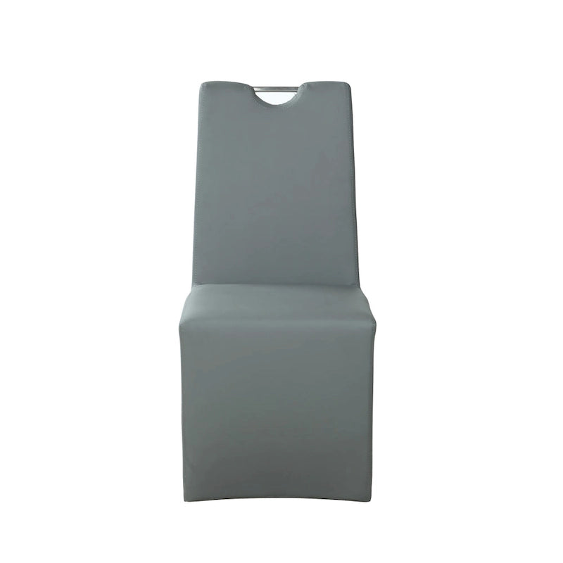  chaise de salle à manger tapissée à dossier en anse, lot de 2 - 20.9 x 18.5 x 39.4