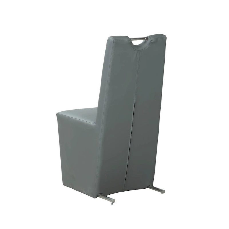  chaise de salle à manger tapissée à dossier en anse, lot de 2 - 20.9 x 18.5 x 39.4