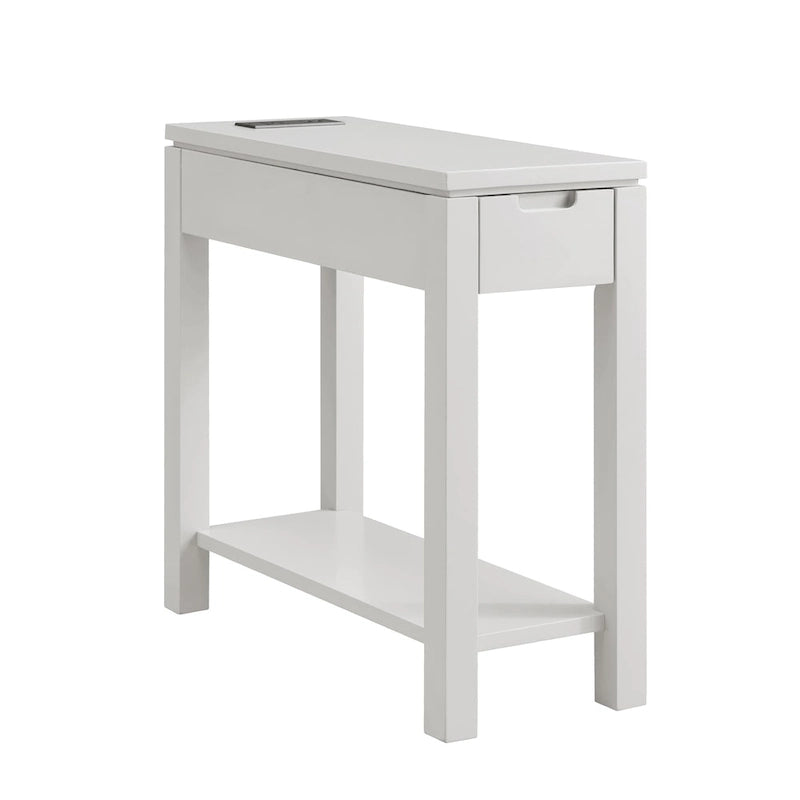 Table d'appoint Charging Cade Wood avec tiroir