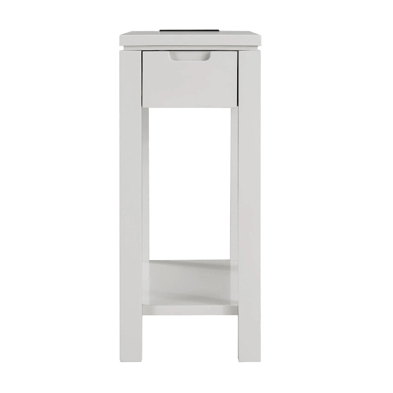Table d'appoint Charging Cade Wood avec tiroir