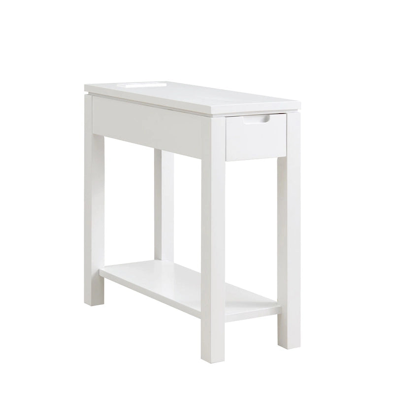 Table d'appoint Charging Cade Wood avec tiroir