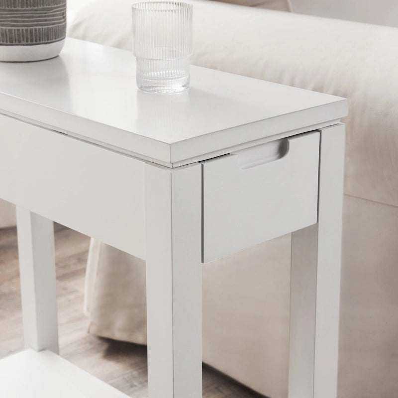 Table d'appoint Charging Cade Wood avec tiroir