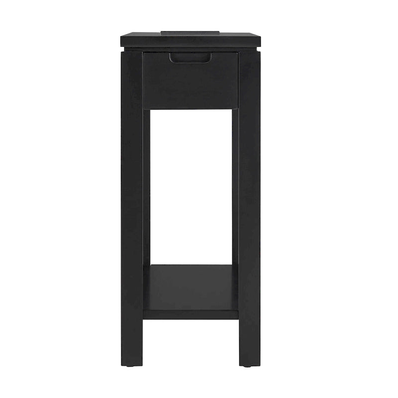 Table d'appoint Charging Cade Wood avec tiroir