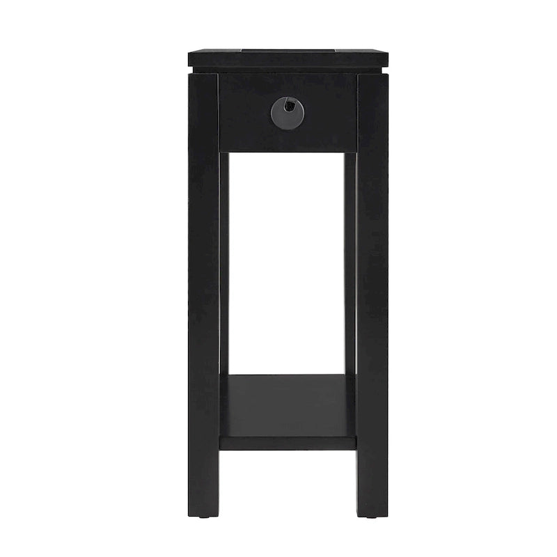 Table d'appoint Charging Cade Wood avec tiroir