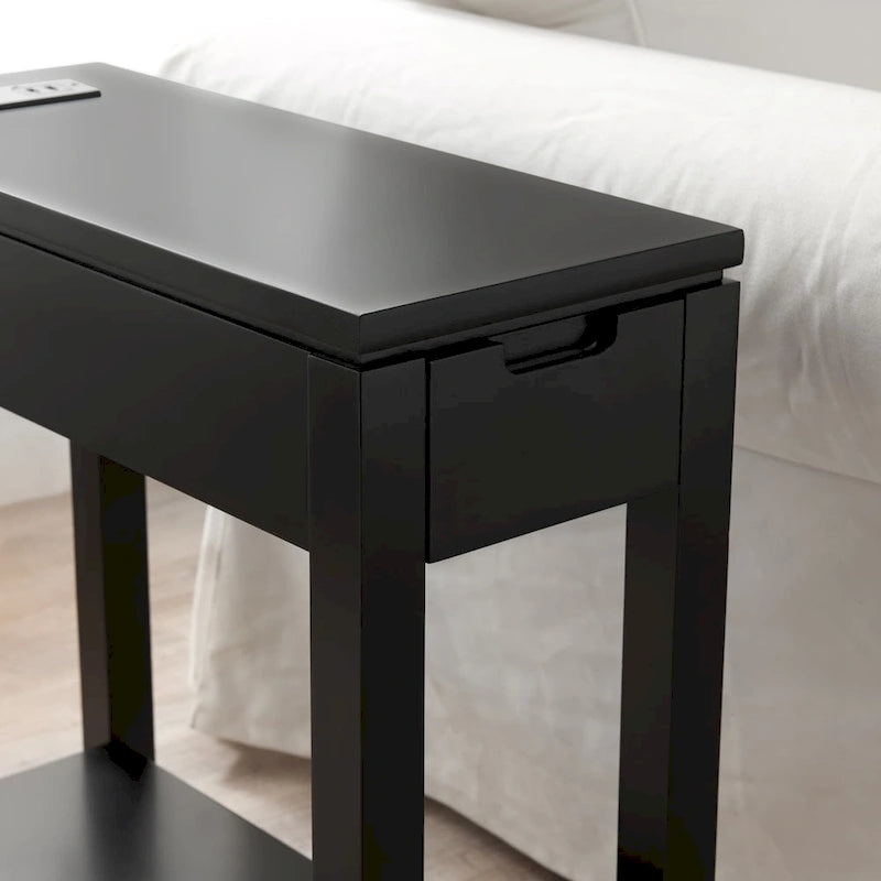 Table d'appoint Charging Cade Wood avec tiroir