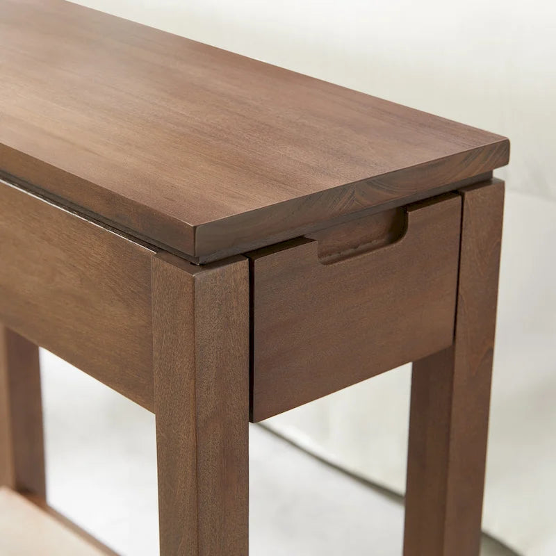 Table d'appoint Charging Cade Wood avec tiroir