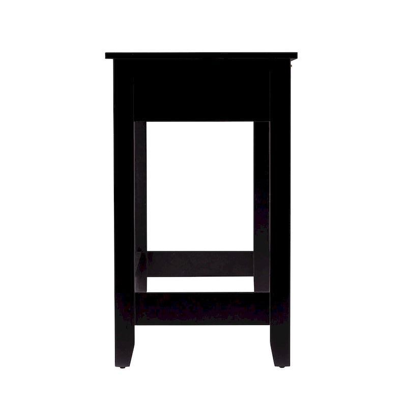 Console de rangement moderne du milieu du siècle  avec tiroirs en rotin