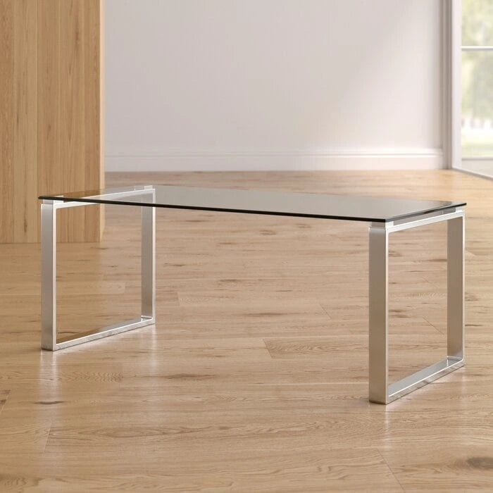 Table basse en verre