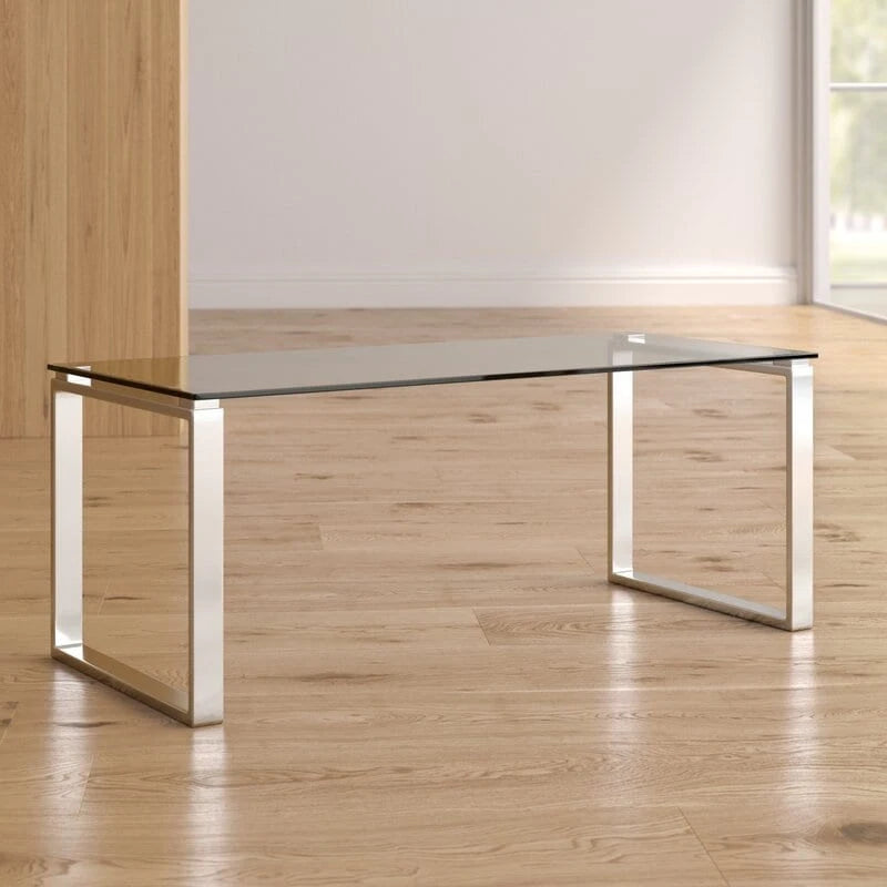 Table basse en verre