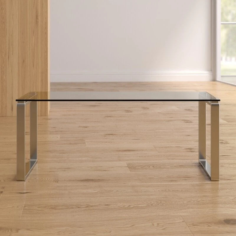 Table basse en verre