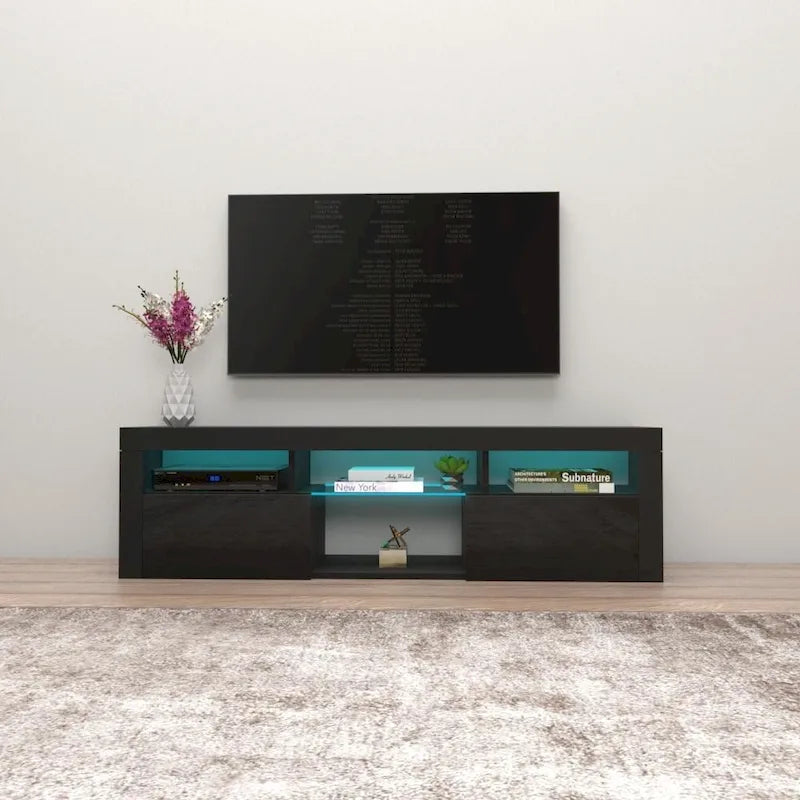 Meuble TV flottant mural  160 avec 16 couleurs de LED