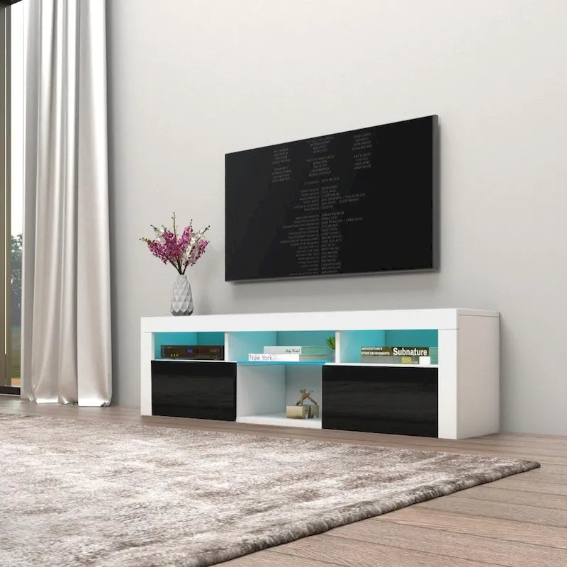 Meuble TV flottant mural  160 avec 16 couleurs de LED