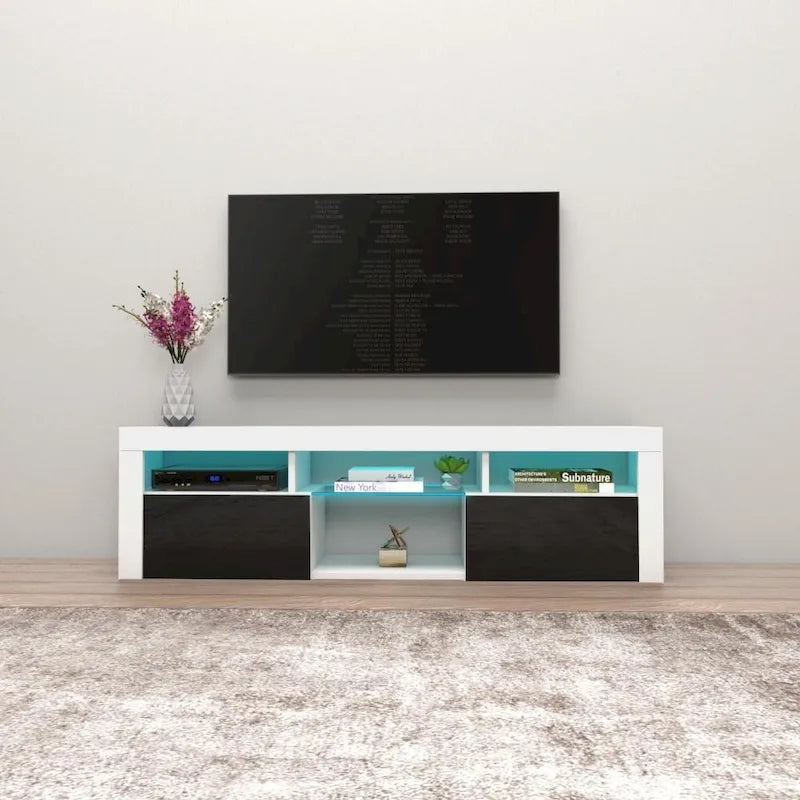 Meuble TV flottant mural  160 avec 16 couleurs de LED