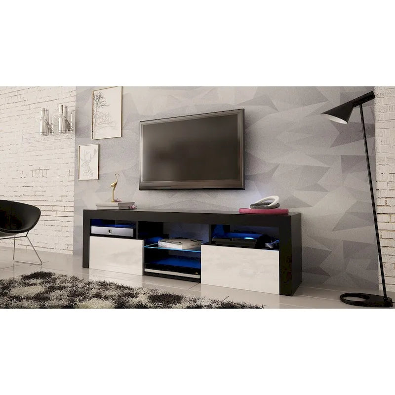 Meuble TV flottant mural  160 avec 16 couleurs de LED