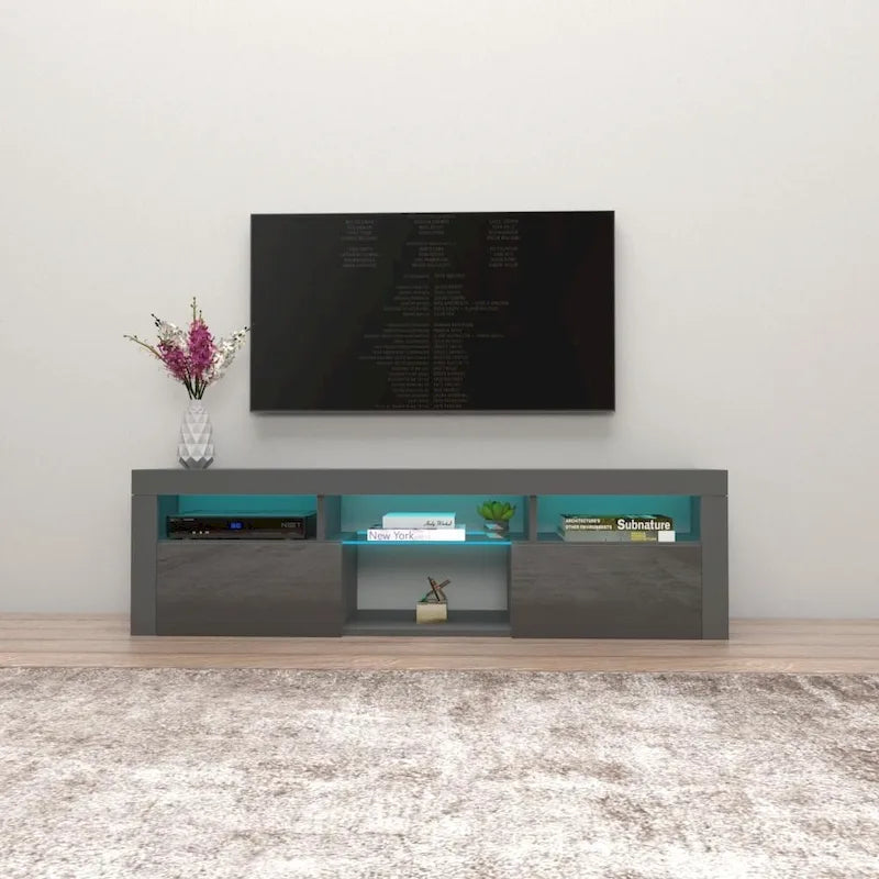 Meuble TV flottant mural  160 avec 16 couleurs de LED