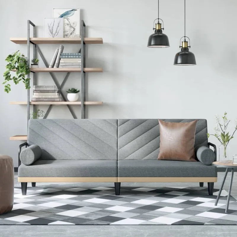 Canapé-lit avec accoudoirs Canapé Fauteuil inclinable Causeuse Tissu - 80,7 x 35 x 27,6