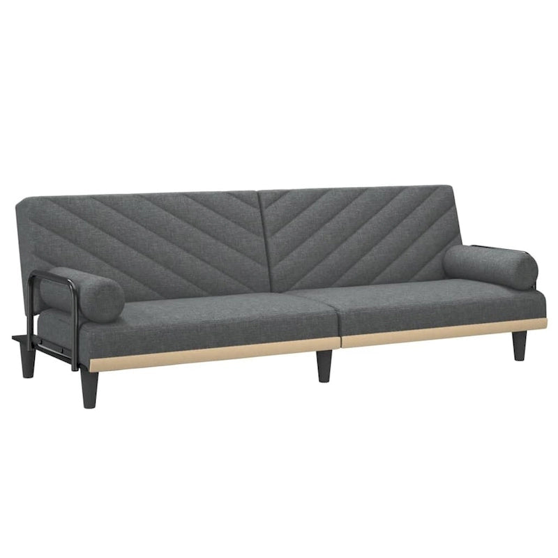 Canapé-lit avec accoudoirs Canapé Fauteuil inclinable Causeuse Tissu - 80,7 x 35 x 27,6