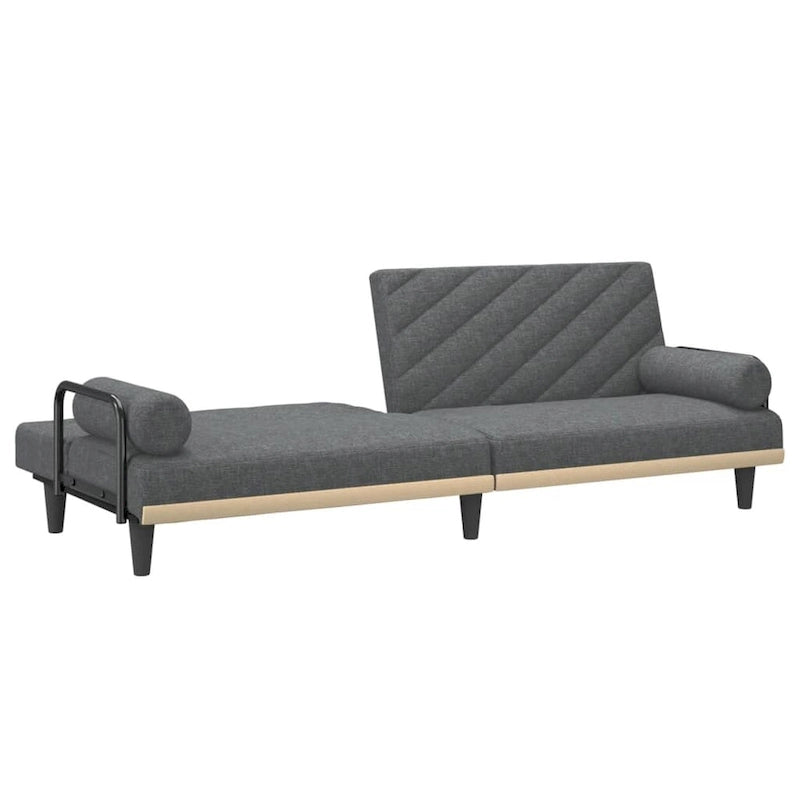 Canapé-lit avec accoudoirs Canapé Fauteuil inclinable Causeuse Tissu - 80,7 x 35 x 27,6