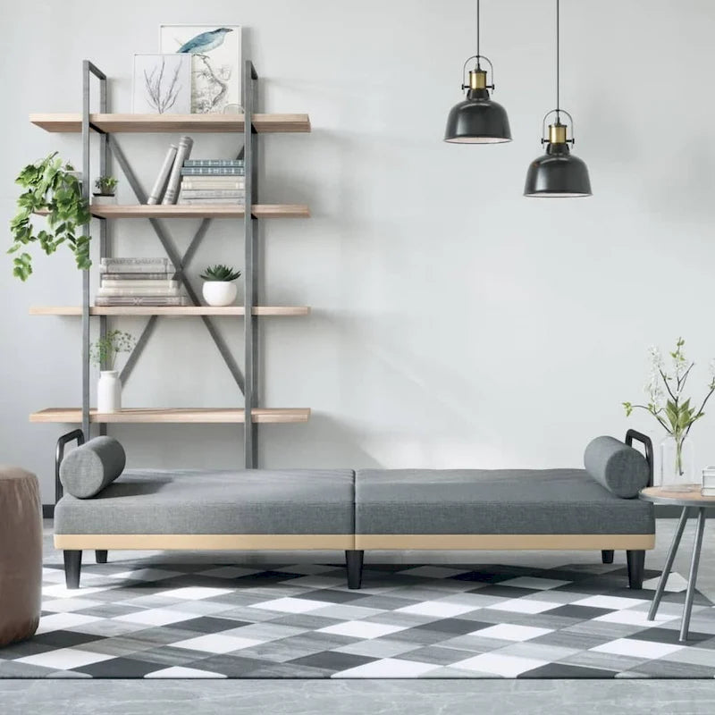 Canapé-lit avec accoudoirs Canapé Fauteuil inclinable Causeuse Tissu - 80,7 x 35 x 27,6