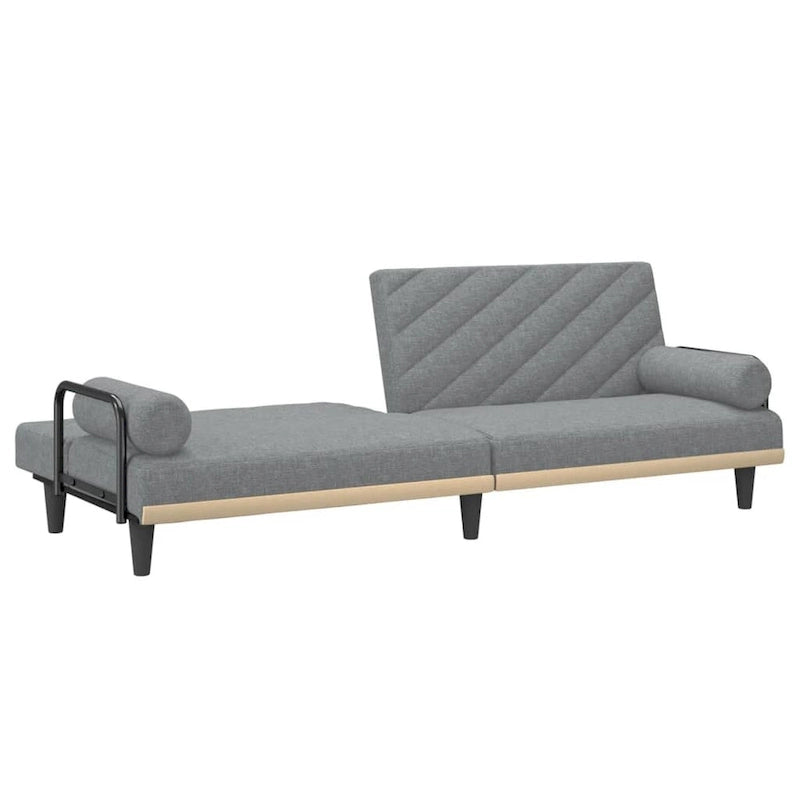 Canapé-lit avec accoudoirs Canapé Fauteuil inclinable Causeuse Tissu - 80,7 x 35 x 27,6